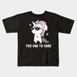 Demigirl Pride Flag Kawaii Cute Unicorn Kids T-Shirt